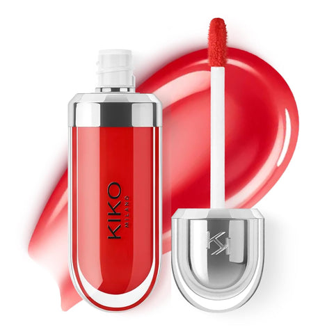 KIKO Milano 3D Hydra Lip Gloss – High Shine, Hydrating, Plumping, Non-Sticky, Moisturizing Lip Makeup