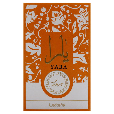 Lattafa Yara - Vanilla, Gourmand, Fruity, Floral - Eau de Parfum Long-Lasting Fragrance for Women, 3.40 Ounce / 100 ml