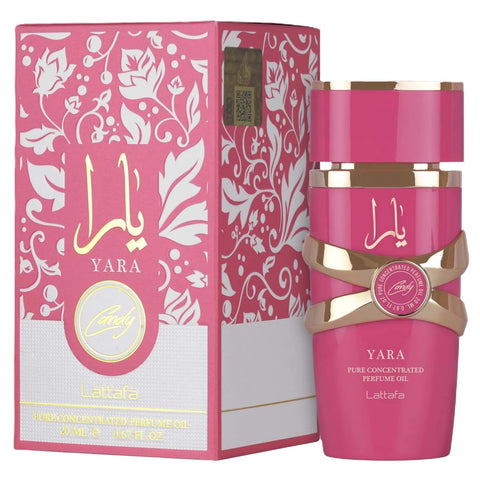 Lattafa Yara Candy - Vanilla, Fruity, Citrus, Floral - Eau de Parfum Long-Lasting Fragrance for Women, 3.40 Ounce / 100 ml
