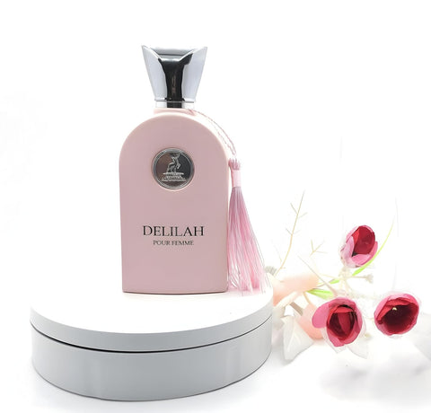 Lattafa Maison Alhambra Delilah Pour Femme Eau de Parfum Spray for Women, 3.4 Ounce / 100 ml
