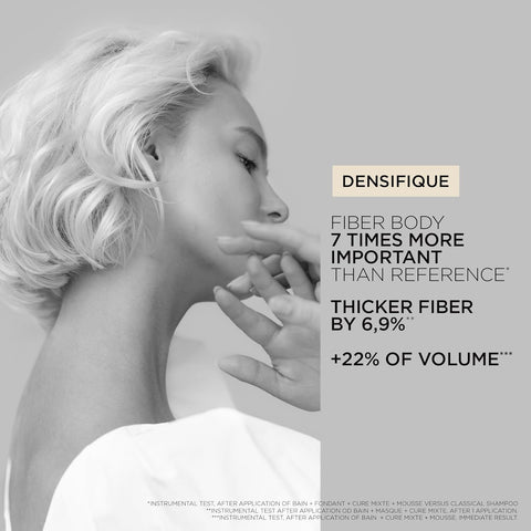 Kerastase Densifique Densité Shampoo & Conditioner Set For Fine, Thin and Thinning Hair - Thickens, Strengthens, Removes Build-Up and Adds Shine With Hyaluronic Acid