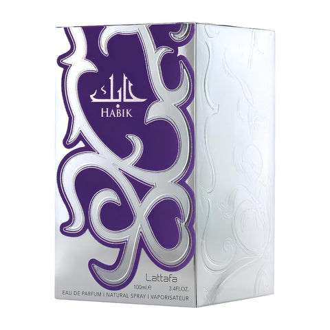 Lattafa Habik – Floral, Fruity, Fresh, Musky – Eau de Parfum Spray Long-Lasting Fragrance for Women, 3.4 Ounce / 100 ml