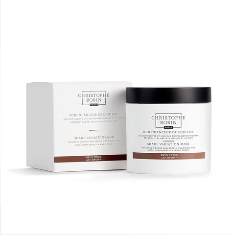 Christophe Robin Shade Variation Mask - Nourishing and Color-Enhancing - Ash Brown 250ml