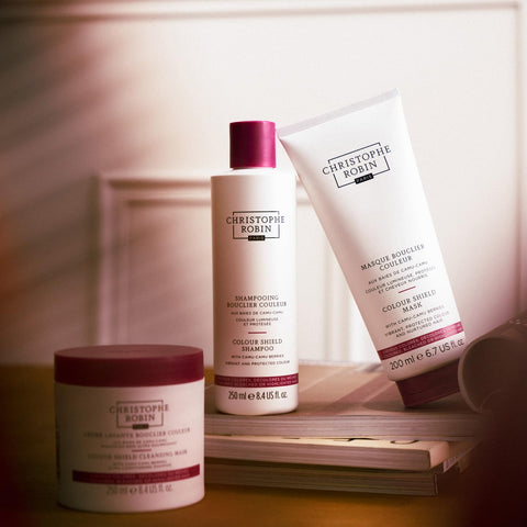 Christophe Robin Color Shield Cleansing Mask With Camu Camu Berries for Color-Treated Hair - Low-foaming 8.4 fl. oz