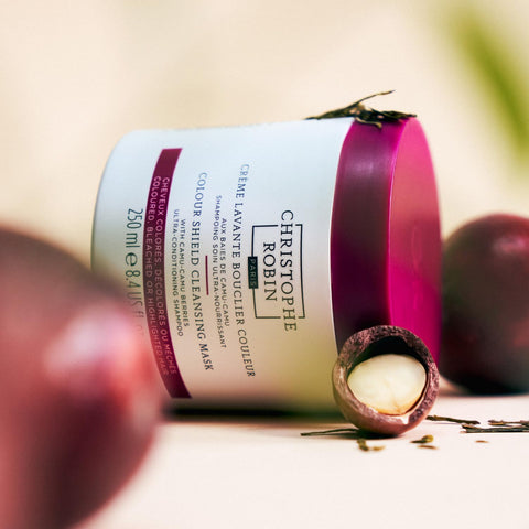 Christophe Robin Color Shield Cleansing Mask With Camu Camu Berries for Color-Treated Hair - Low-foaming 8.4 fl. oz