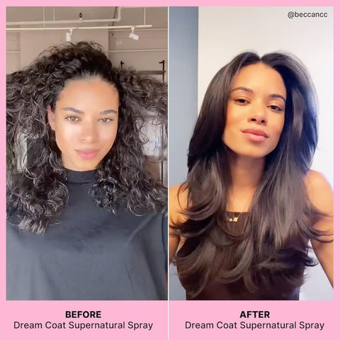 COLOR WOW Dream Duo for Curly Hair- Switch up your style from curly to straight and back again. Featuring DREAM COAT and DREAM COAT CURLY with advanced frizz control + heat protectants for glossy hair