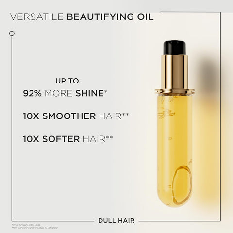 Kerastase Elixir Ultime Refillable Hair Oil - Hydrates & Smoothes Frizz, Adds Shine, With Wild Camellia, Nourishes & Strengthens Hair