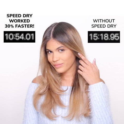 COLOR WOW Speed Dry Blow Dry Spray – Cut Blow Dry Time by 30% | Heat Protectant, Prevent Breakage | Cruelty-Free & Gluten-Free