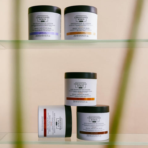 Christophe Robin Shade Variation Mask - Nourishing and Color-Enhancing - Ash Brown 250ml