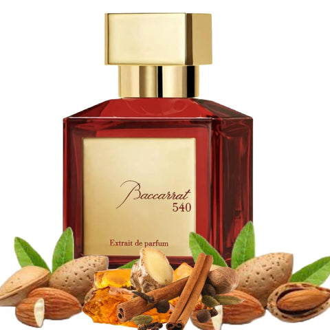 Equivalence of Baccarrat 54O Extrait de Parfum - Long Lasting Daily 12-14 Hours Perfume Oil Spray Deluxe for Men, Women 99% Same Fragrance large bottle not included (ATTAR OIL 12ML)