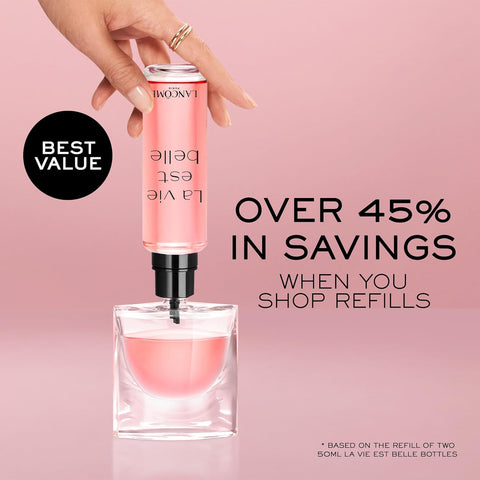 La Vie Est BLancôme elle Eau de Parfum - Long Lasting Fragrance with Notes of Iris, Earthy Patchouli, Warm Vanilla & Spun Sugar - Floral & Sweet Women's Perfume