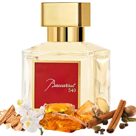 Equivalence of Baccarrat 54O Extrait de Parfum - Long Lasting Daily 12-14 Hours Perfume Oil Spray Deluxe for Men, Women 99% Same Fragrance large bottle not included (ATTAR OIL 12ML)