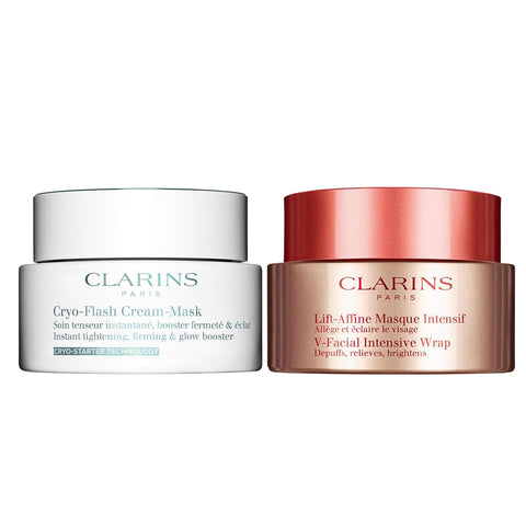 Clarins Cryo-Flash Face Mask | Visible Lift Effect in 10 Minutes* | Visibly Minimizes Pores | Boosts Radiance | Pro Like Results | All Skin Types