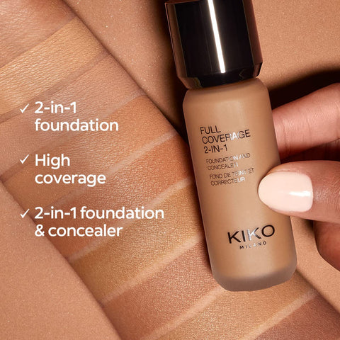 KIKO Milano Full Coverage 2 In 1 Foundation & Concealer