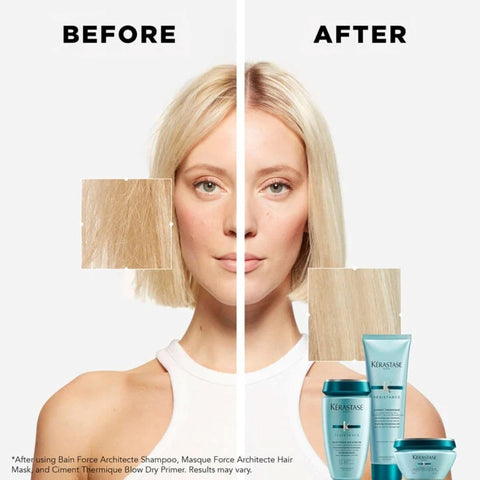 Kerastase Resistance Force Architecte Shampoo - Reconstructing Repair Shampoo For Weak and Damaged Hair, Formulated With Pro-Keratine Complex