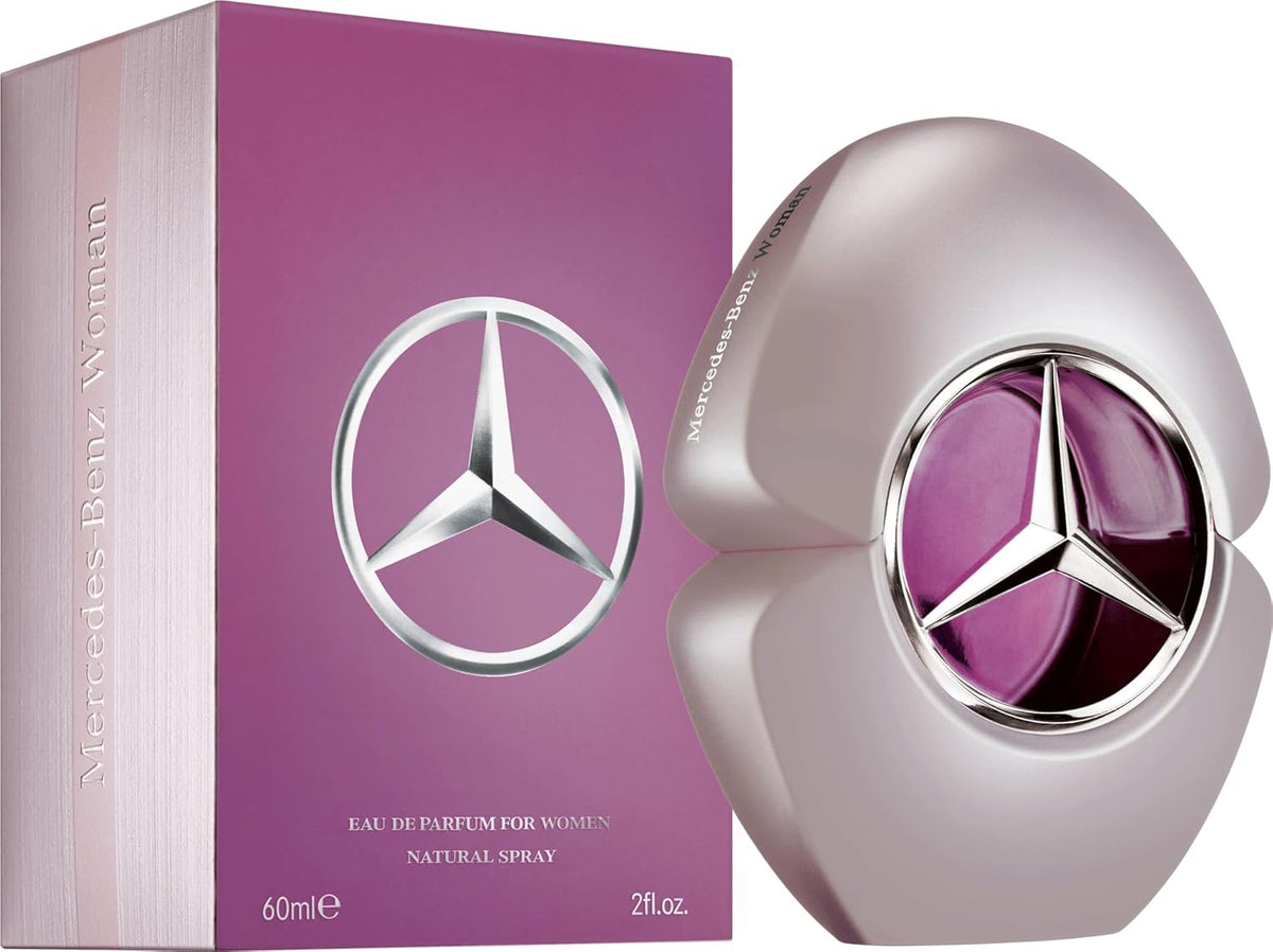 Mercedes Benz Woman Eau de Parfum - Vanilla Perfume for Women with Oriental Floral, Fruity, Musk Notes - Long Lasting Perfume - Travel Size - 2 oz EDP