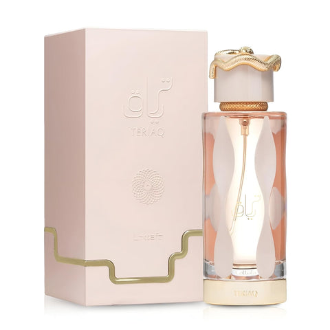 Lattafa Teriaq for Unisex Eau de Parfum Spray, 3.4 Ounce / 100 ml
