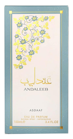 Lattafa Asdaaf Andaleeb for Unisex Eau de Parfum Spray, 3.4 Ounces / 100 ml