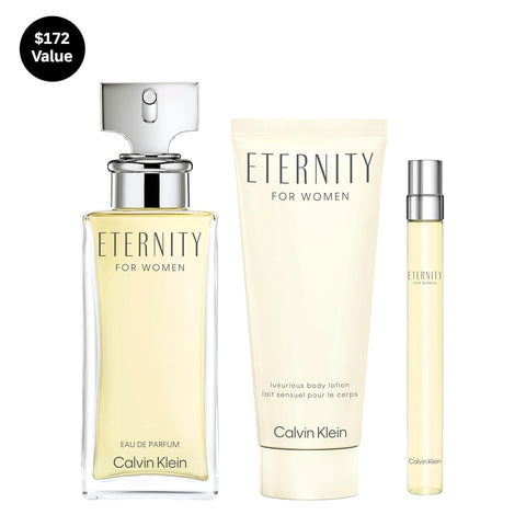 Calvin Klein Eternity Eau de Parfum – Floral Women's Perfume – With Notes of Bergamot, White Lily, White Rose, Sandalwood & Amber – Long Lasting Fragrance