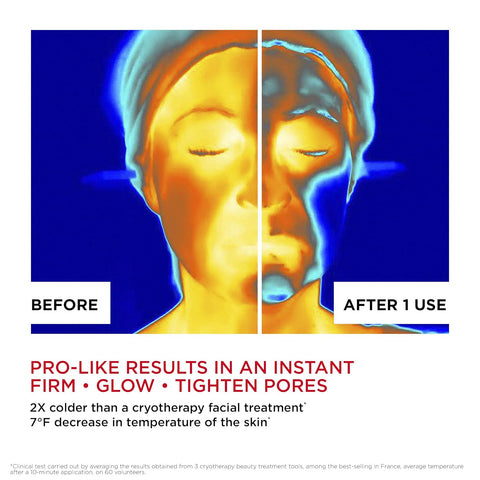Clarins Cryo-Flash Face Mask | Visible Lift Effect in 10 Minutes* | Visibly Minimizes Pores | Boosts Radiance | Pro Like Results | All Skin Types
