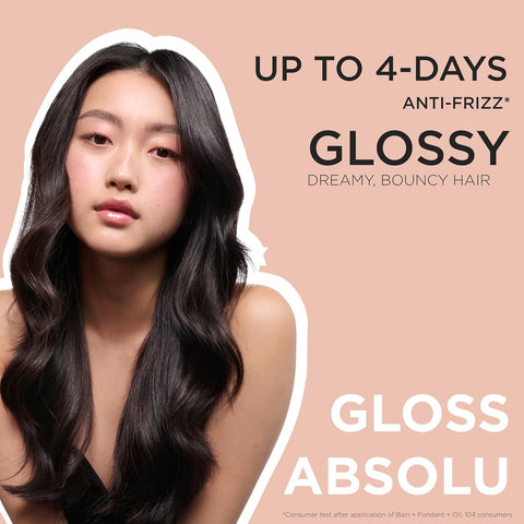 Kerastase Gloss Absolu High-Shine Anti-Frizz Shampoo - Cleanses & Reveals Ultimate Shine, for Glossy & Bouncy Hair