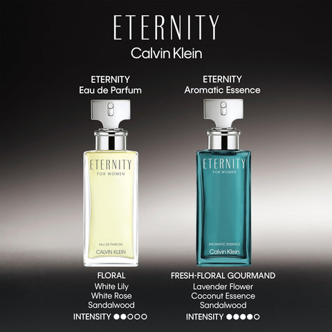 Calvin Klein Eternity Eau de Parfum – Floral Women's Perfume – With Notes of Bergamot, White Lily, White Rose, Sandalwood & Amber – Long Lasting Fragrance