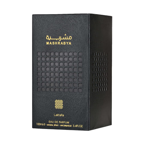 Lattafa Mashrabya for Unisex Eau de Parfum Spray, 3.4 Ounce / 100 ml