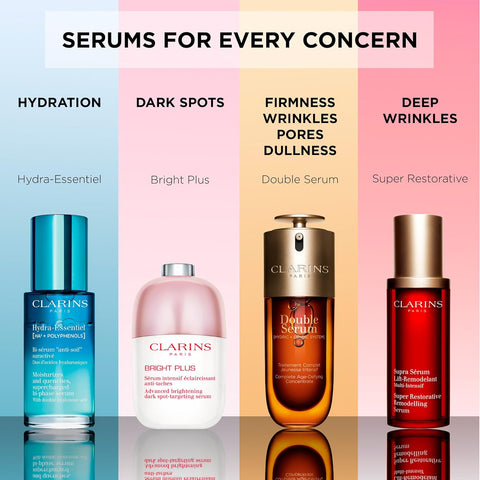 Clarins Super Restorative Remodelling Anti-Aging Serum For Mature Skin Weakened By Hormonal Changes | Replenishes, Illuminates and Helps Visibly Define Facial Contours | Targets Dark Spots & Wrinkles