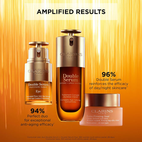 Clarins Double Serum | Anti Aging Face Serum | Visibly Firms, Smoothes, Boosts Radiance, and Refines Pores | 24H Hydration | All Skin Types