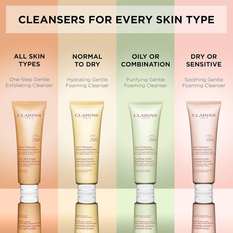 Clarins Purifying Gentle Foaming Face Cleanser | Cleanses, Purifies and Mattifies | Contains Salicylic Acid | Soap-Free | SLS-Free | Combination To Oily Skin Type
