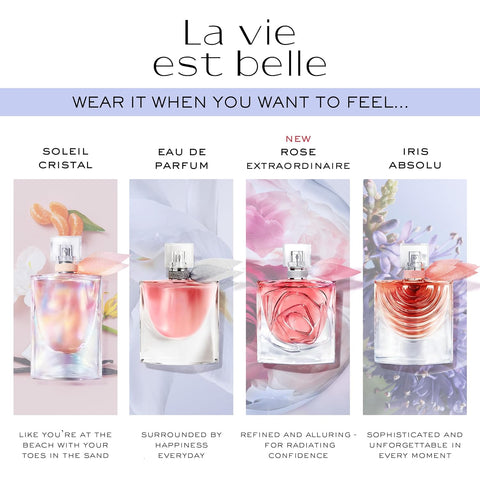 Lancôme La Vie Est Belle Rose Extraordinaire Eau de Parfum - Amazon Exclusive - Long Lasting Fragrance with Rose, Iris & Woody Musk - Warm & Floral Women's Perfume