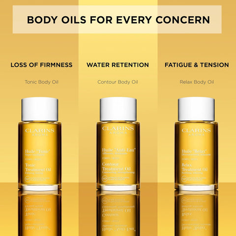 CLARINS Tonic Body Treatment Oil | Stretch Mark Pregnancy Care | Skin Elasticity Is Improved After 28 Days* | Visibly Firms and Tones | Dermatologist Tested | Natural 100% Plant Extracts