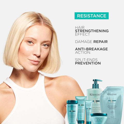 Kerastase Resistance Force Architecte Shampoo - Reconstructing Repair Shampoo For Weak and Damaged Hair, Formulated With Pro-Keratine Complex