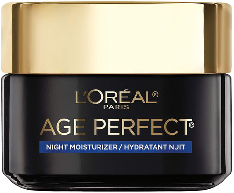 L'Oreal Paris Age Perfect Cell Renewal Anti-Aging, Anti-Wrinkle Night Moisturizer with Antioxidants 1.7 oz