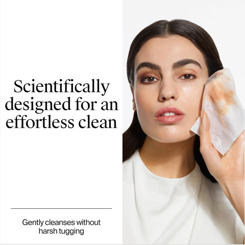 Neutrogena Makeup Remover Wipes, Ultra-Soft Cleansing Facial Towelettes for Waterproof Makeup, Alcohol-Free, Plant-Based, 50 Count (2 Packs of 25)