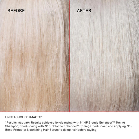 Olaplex Nº.5P Blonde Enhancer Purple Toning Conditioner, Repairs, Hydrates, & Brightens All Blonde, Lightened, & Grey Hair, 1 Liter
