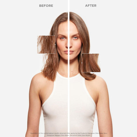 Kerastase Discipline Bain Fluidealiste Shampoo - Sulfate-Free, Smoothing & Hydrating, Frizzy Hair, Softens and Nourishes