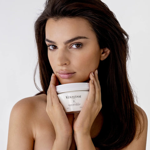 Kerastase Specifique Rehydratant Hair Mask For Sensitive and Dry Hair - Rebalances Strands' Hydration With Ceramides and Amino Acid, 6.8 Fl Oz
