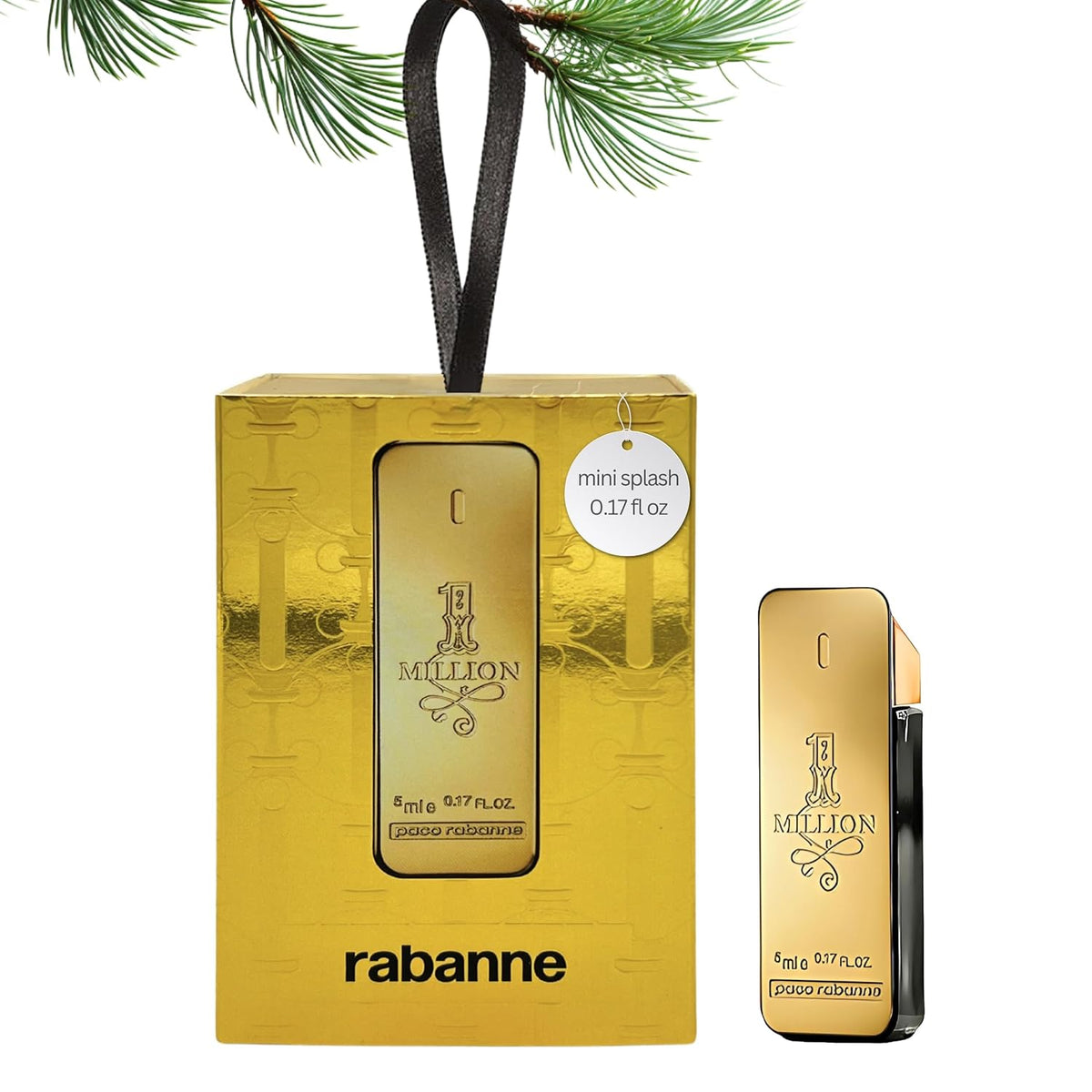 Paco Rabanne 1 Million Fragrance For Men - Fresh And Spicy Notes Of Amber, Leather Tangerine Adds A Touch Irresistible Seduction Ideal With Rebellious Charm Edt Spray 6.8 Oz