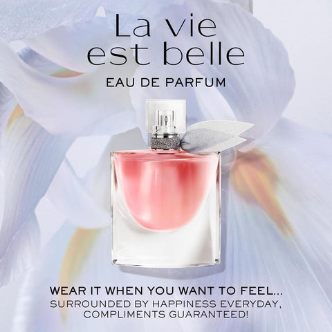 La Vie Est BLancôme elle Eau de Parfum - Long Lasting Fragrance with Notes of Iris, Earthy Patchouli, Warm Vanilla & Spun Sugar - Floral & Sweet Women's Perfume
