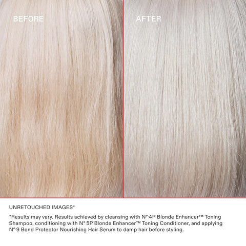 Olaplex No. 4P Blonde Enhancer Purple Toning Shampoo, Repairs, Hydrates, & Brightens All Blonde, Lightened, & Grey Hair, 8.5 fl oz