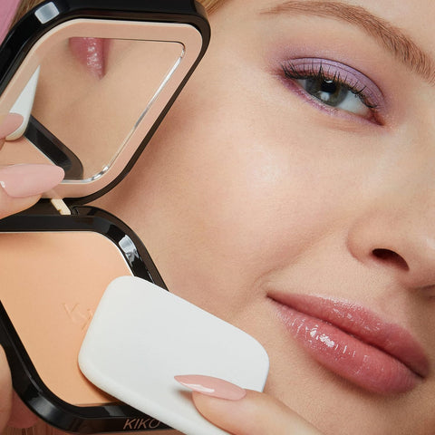 KIKO Milano Full Coverage Blurring Powder Foundation | High-coverage Powder Foundation