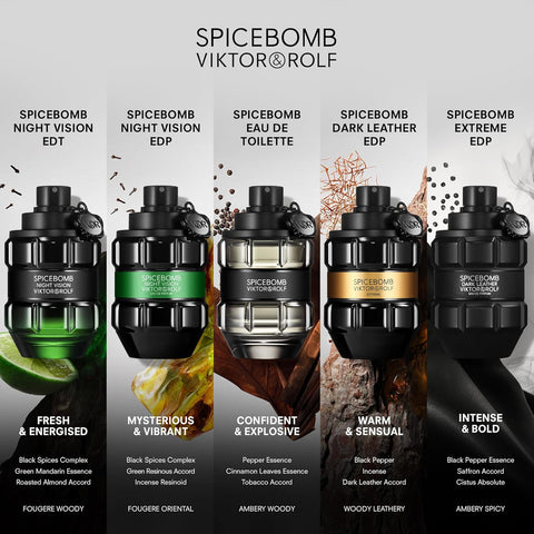 Viktor&Rolf - Spicebomb Extreme Eau de Parfum - Woody & Spicy - Cologne for Men - With Notes of Amber & Vanilla