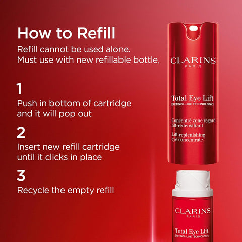Clarins NEW Total Eye Lift | Anti Aging Eye Cream | Targets Wrinkles, Crow's Feet, Dark Circles and Puffiness For a Visible Eye Lift in 30 Seconds