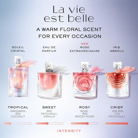 Lancôme La Vie Est Belle Rose Extraordinaire Eau de Parfum - Amazon Exclusive - Long Lasting Fragrance with Rose, Iris & Woody Musk - Warm & Floral Women's Perfume