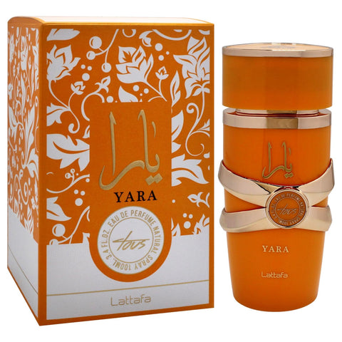Lattafa Yara - Vanilla, Gourmand, Fruity, Floral - Eau de Parfum Long-Lasting Fragrance for Women, 3.40 Ounce / 100 ml